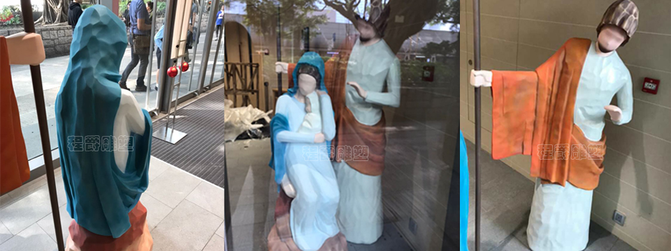 热烈庆祝我司成功为香港圣安德烈教堂制作圣母约瑟雕像